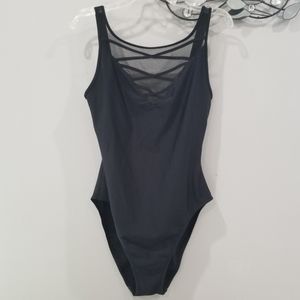 Anne Cole Sheer Mesh Front Swimsuit.        4